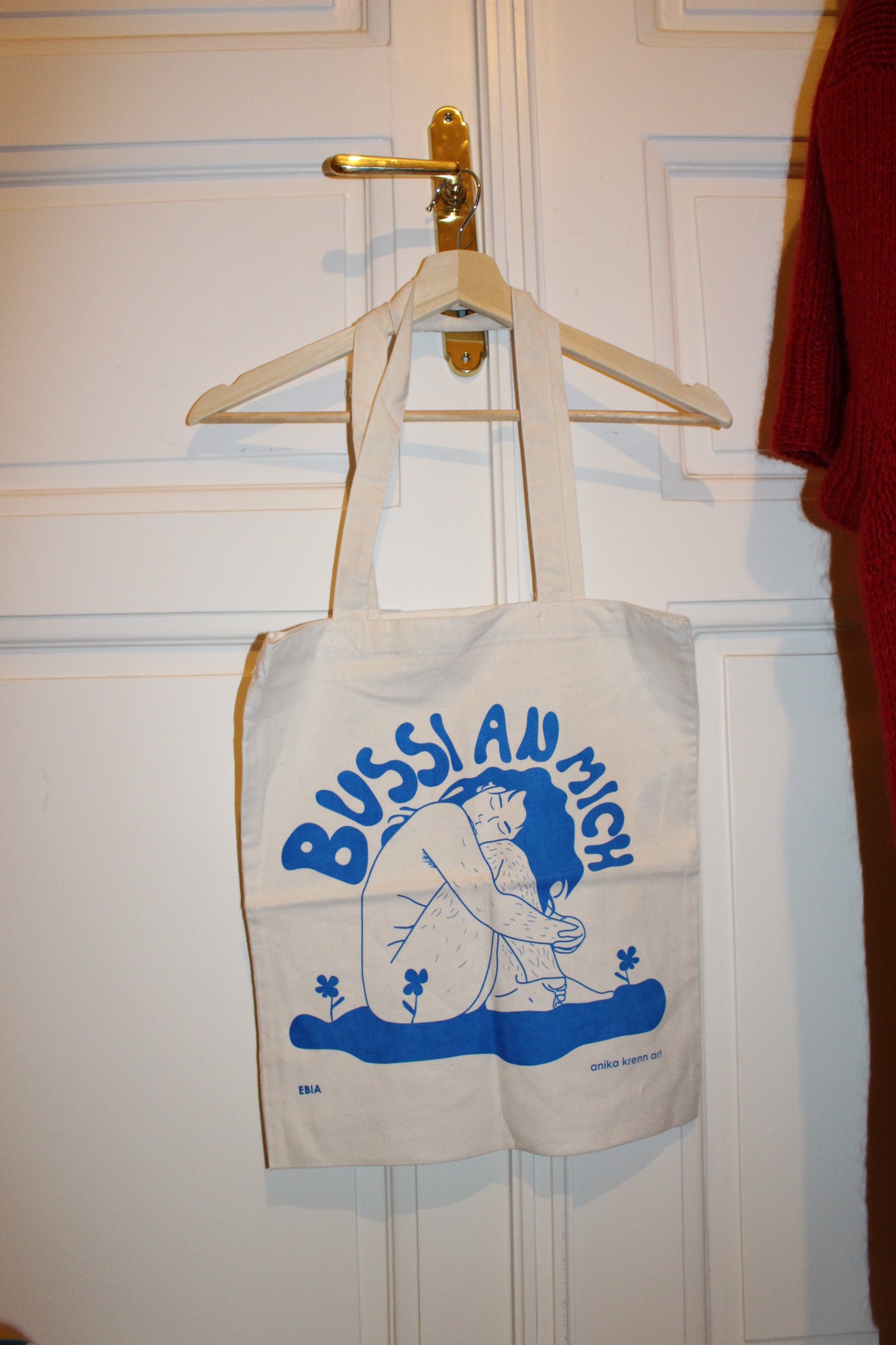 Totebag Natur - Bussi an mich