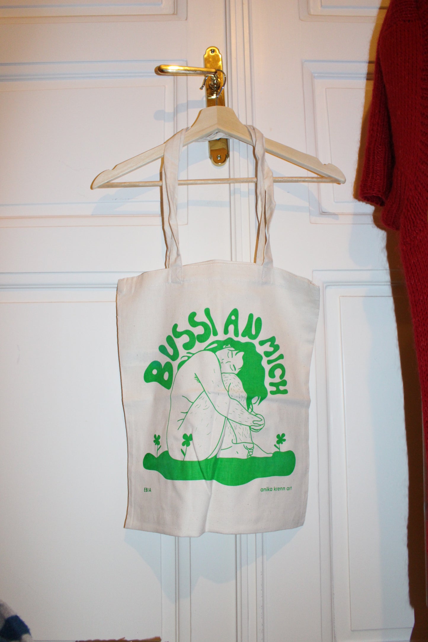Totebag Natur - Bussi an mich