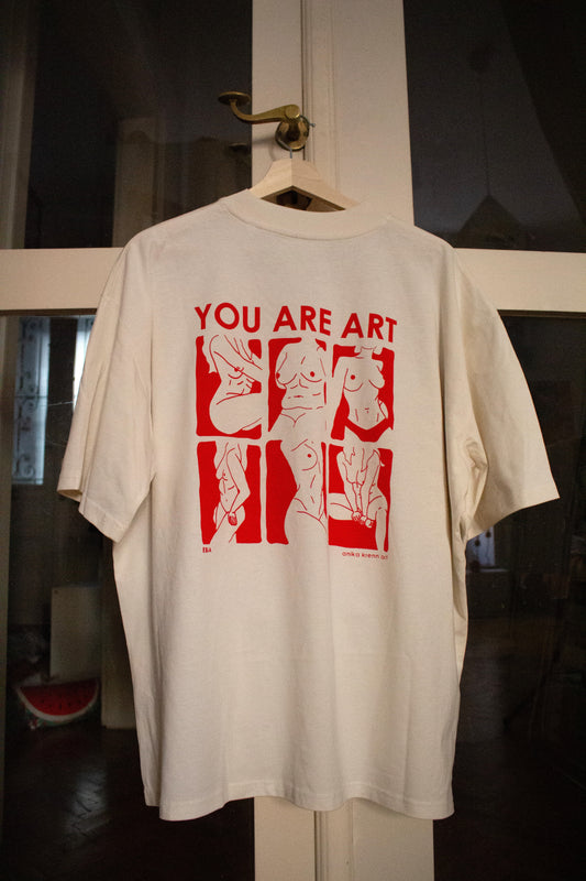 Unisex Oversized T-Shirt Creme