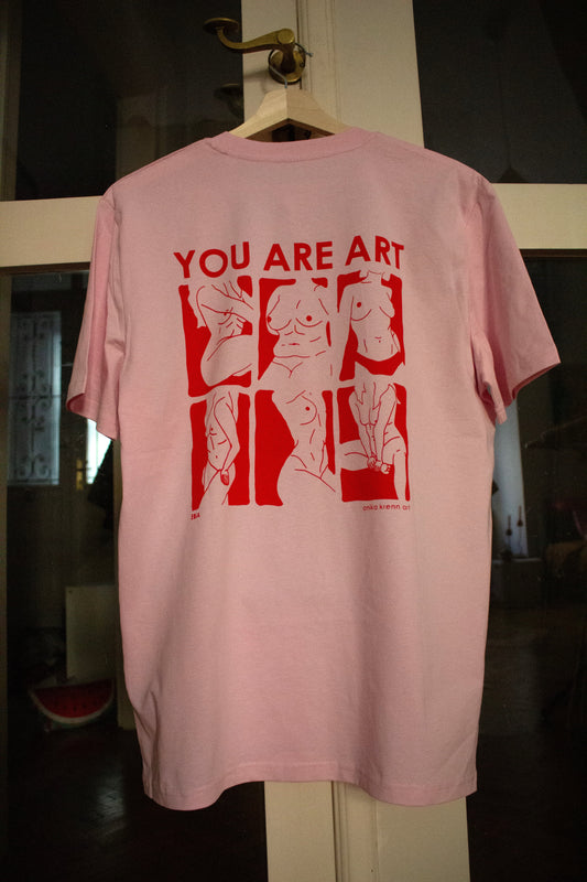 Unisex Normal Fit T-Shirt Rosa